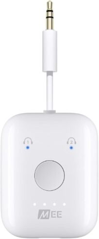 SONY WH-1000XM6 Wireless Noise-Canceling Headphones with QN3 Processor (Silver) Bundle with Connect Air in-Flight Bluetooth Wireless Audio Transmitter (2 Items). in Saudi Arabia
