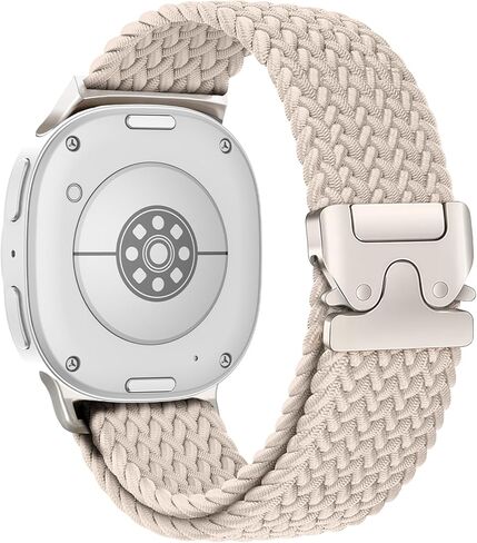 Braided Bands for Samsung Galaxy Watch 8 Band 40mm 44mm/8 Classic 46 mm Women/Men,Elastic Nylon Fabric One Click No Gap Parachute Sport Strap for Samsung Galaxy Watch 8 Classic Band 46mm/8 44 mm 40 mm in Saudi Arabia