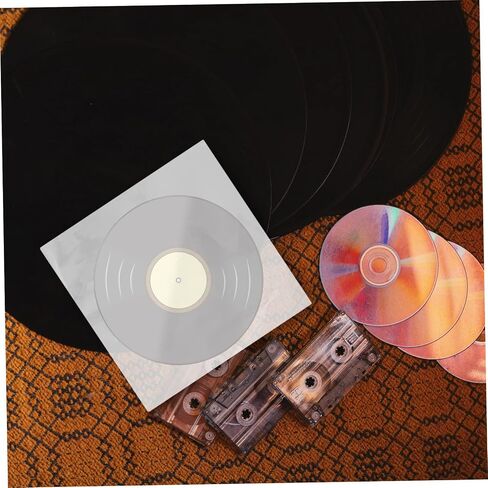 50pcs Vinyl Record Outer Sleeves Album Clear Covers Protector for Optimal Storage and Preservation of Your Collection in Kuwait
