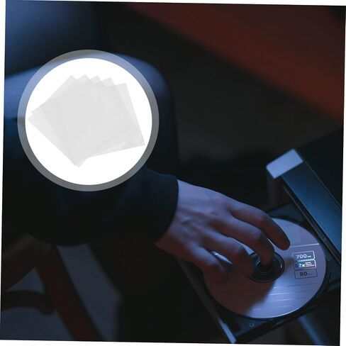 50Pcs Vinyl Record Outer Sleeves Clear Album Protective Covers for Storing and Preserving Your Vinyl Record Collection in Saudi Arabia