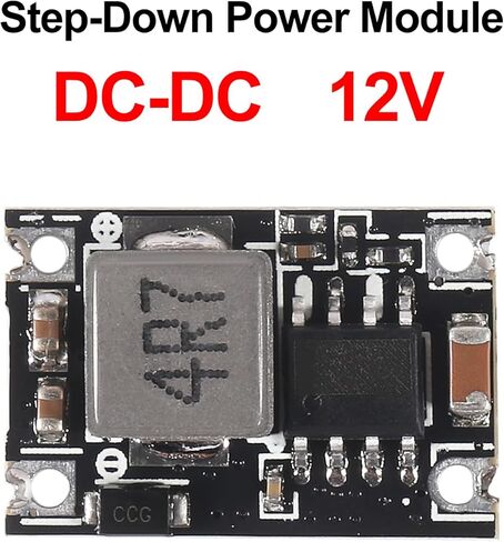 AITRIP 10PCS DC-DC وحدة تزويد الطاقة القابلة للتعديل وحدة منظم الجهد 5V-30V إلى 3.3V 5V 9V 12V 3A لشحن بطارية الدراجة النارية للسيارة (5 فولت) in Kuwait