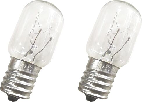 2 Packs Cool White 8206232A Bulb 40w 125v Microwave Oven Light -Under Hood Microwave Bulb- E17 Compatible with Whir-lpool May-tag 0053422 0053437 in Saudi Arabia