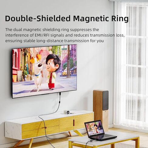 Mini DisplayPort إلى كابل DVI ، DP Mini DP النشط إلى DVI مع موصلات مطلية بالذهب ، محول متوافق مع Thunderbolt لـ MacBook ، الكمبيوتر المحمول ، الشاشة ، العرض (6.6 قدم) in Kuwait