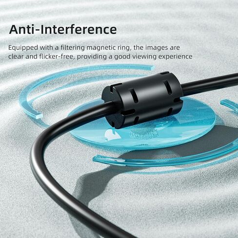 Mini DisplayPort إلى كابل DVI ، DP Mini DP النشط إلى DVI مع موصلات مطلية بالذهب ، محول متوافق مع Thunderbolt لـ MacBook ، الكمبيوتر المحمول ، الشاشة ، العرض (6.6 قدم) in Kuwait