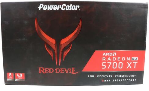 PowerColor Red Devil Amd Radeon RX 5700 XT 8GB AXRX 5700XT 8GBD6-3DHE/OC (متجدد) in Kuwait