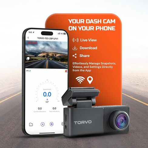 شملت Torvo 4K Dash Cam الأمامية والخلفية للسيارات بطاقة 64 جيجابايت ، وشاشة IPS 3.2 'وتسجيل حلقة ، وكاميرا Dash Care 4K/1080p مع 5G WiFi & GPS ، رؤية ليلية مع وضع وقوف السيارات 24H والتحكم في التطبيق in Saudi Arabia