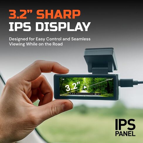 شملت Torvo 4K Dash Cam الأمامية والخلفية للسيارات بطاقة 64 جيجابايت ، وشاشة IPS 3.2 'وتسجيل حلقة ، وكاميرا Dash Care 4K/1080p مع 5G WiFi & GPS ، رؤية ليلية مع وضع وقوف السيارات 24H والتحكم في التطبيق in Saudi Arabia