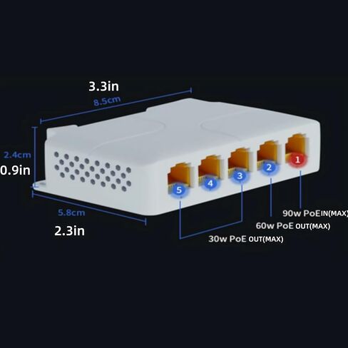 Network Poe Extender 1 Poe Inport 4 Poe Supage Super in Saudi Arabia