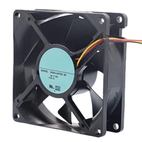 D08A-24TS2 05 مروحة 8cm لـ 24V 0.23A 8025 80x80x25mm 3-ware مروحة التبريد in Saudi Arabia