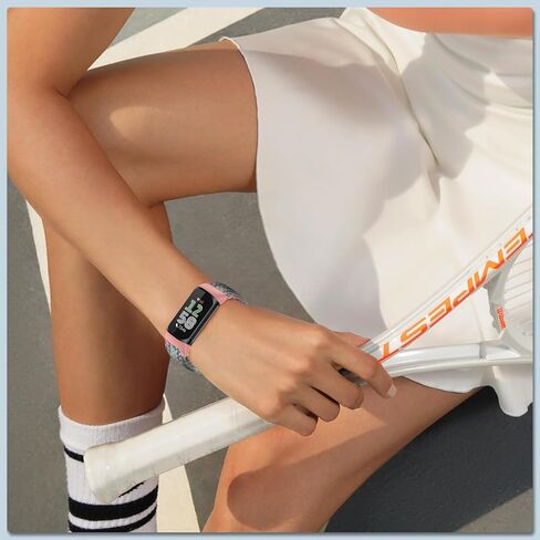 نطاقات الساعات المضفرة المغناطيسية متوافقة مع شحن Fitbit 6/Fitbit 5 للنساء والرجال ، حزام Sport Sport البديل في الساعة الذكية in Kuwait