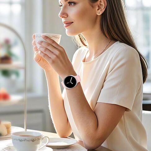 2 Pack Braided Bands for Samsung Galaxy Watch 8 Band 40mm 44mm/ 8 Classic 46mm,No Gap Magnetic Fabric Nylon Sport Strap for Samsung Galaxy Watch 8 Classic Band 46 mm/8 40 mm 44 mm men women in Kuwait
