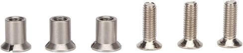 3pcs Trident Screw مجموعة لـ Teac for Ampex ، NAB Hub تأخذ مجموعة برغي بكرة (10.5 بوصة × 1/4inch) ، مع 3 مسامير و 3 مسامير الأكمام in Saudi Arabia