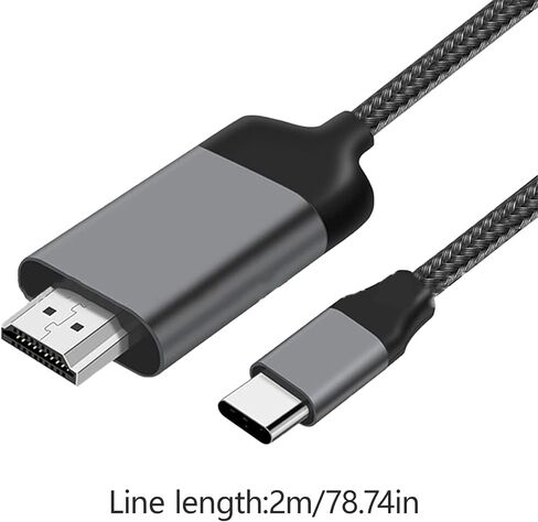 USB C لتراقب الكبل للهاتف عالية السرعة 4K 60Hz/30Hz USB C إلى HDTV كبل نقل بيانات محول المحول لجهاز الكمبيوتر المحمول الهاتف in Saudi Arabia