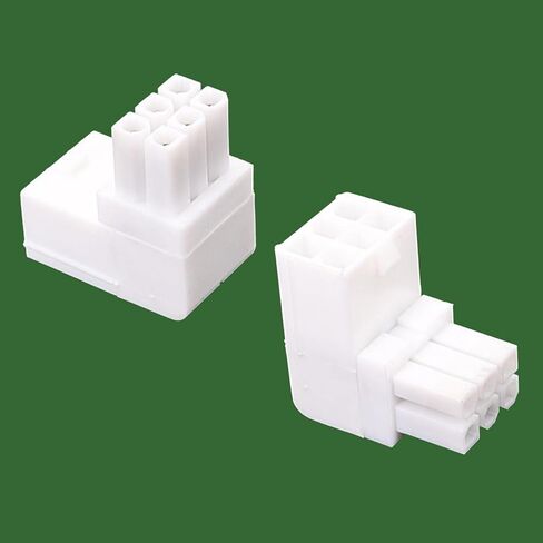6pin بدوره 90 درجة محولات الطاقة الزاوية لبطاقة رسومات سطح المكتب 1Pack in Saudi Arabia