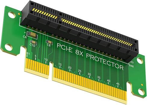بطاقة PCIe 8x Risers إلى CABIS PCIE 8x تمديد كابل 90 درجة الزوايا اليمنى بطاقة محول بطاقة RIPERS لخادم 1U in Saudi Arabia