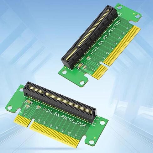بطاقة PCIe 8x Risers إلى CABIS PCIE 8x تمديد كابل 90 درجة الزوايا اليمنى بطاقة محول بطاقة RIPERS لخادم 1U in Saudi Arabia
