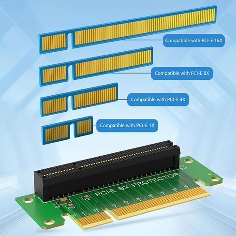 بطاقة PCIe 8x Risers إلى CABIS PCIE 8x تمديد كابل 90 درجة الزوايا اليمنى بطاقة محول بطاقة RIPERS لخادم 1U in Saudi Arabia