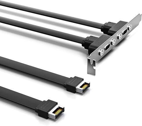 USB 3.1 Front Panel Header Type C Extension Cable with Panel Mount Screw 10Gbps Type Male to USB C Female Adapter in Saudi Arabia