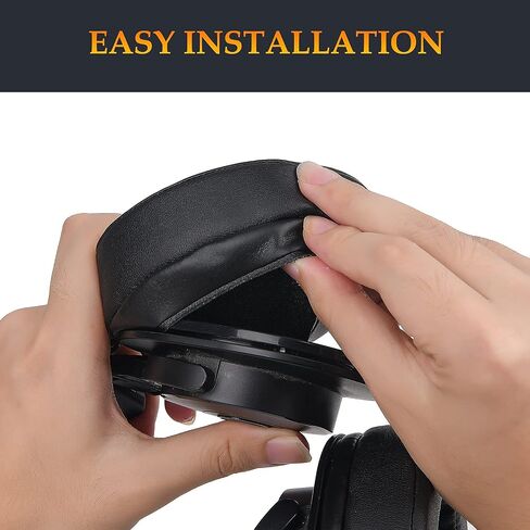 Soulwit Protein Protein Leather Universal Topads لـ ATH M50X/M40X/MSR7 ، Hyperx Cloud 1 2 3/alpha/stinger/stinger ، steelseries arctis ، Sony MDR-7506/1ABT/1RBT/1RNC ، Turtle Beach Stealth 420x/600 in Saudi Arabia