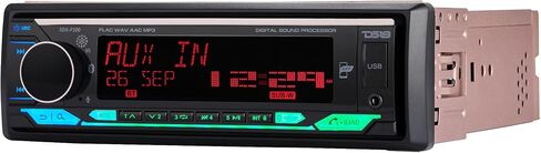 DS18 SDX-P200 Digital Media Receiver Single Din, Car Stereo Radio DSP, High Power 4 x 60 Watts, APP, Bluetooth Audio and Calling, Aux Input, USB, Mechless, AM/FM, 3V + 3.5V Subwoofer (Renewed) in Saudi Arabia