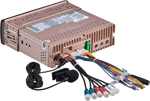 DS18 SDX-P200 Digital Media Receiver Single Din, Car Stereo Radio DSP, High Power 4 x 60 Watts, APP, Bluetooth Audio and Calling, Aux Input, USB, Mechless, AM/FM, 3V + 3.5V Subwoofer (Renewed) in Saudi Arabia