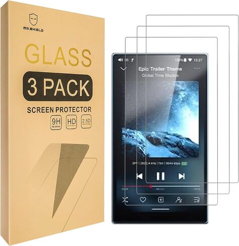 Mr.Shield Screen Protector متوافق مع Fiio JM21 [الزجاج المُخفف] [3 عبوات] [زجاج اليابان مع صلابة 9H] in Saudi Arabia