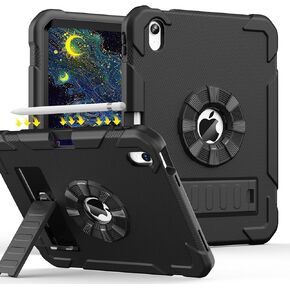 avakot for iPad A16 Case 11th Generation 11 Inch 2025/ iPad 10th Generation Case 10.9 Inch 2022, Heavy Duty Military Grade Shockproof Cover with Pencil Holder for i Pad 11/10 Gen, Navy Blue in Kuwait