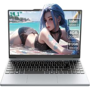 14 '' Custom Custom Computer ، 1080p FHD Display ، 8GB RAM ، 512GB SSD ، N5095 CPU College College Pink Pink Campy ، Numeric Keypad ، 256GB TF CARD ، WebCAM ، 5GWIFI ، HDMI ، PINK in Kuwait