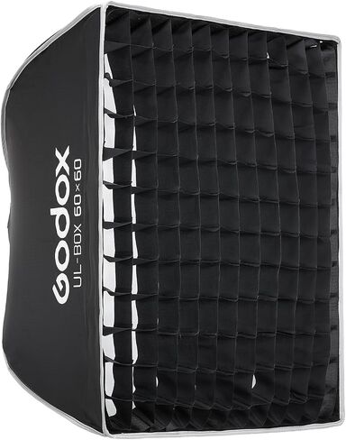 Godox UL-Series Softbox 24''x24'' / 60x60cm Square Quick Release Umbrella Softbox Foldable Light Modifier for Product Photography & Tabletop Lighting - Bowens Mount Compatible in Saudi Arabia