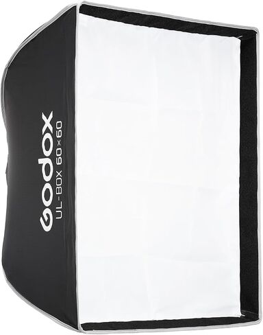 Godox UL-Series Softbox 24''x24'' / 60x60cm Square Quick Release Umbrella Softbox Foldable Light Modifier for Product Photography & Tabletop Lighting - Bowens Mount Compatible in Saudi Arabia