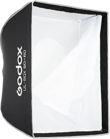 Godox UL-Series Softbox 24''x24'' / 60x60cm Square Quick Release Umbrella Softbox Foldable Light Modifier for Product Photography & Tabletop Lighting - Bowens Mount Compatible in Saudi Arabia
