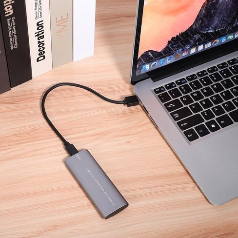 Homoyoyo Portable External Hard Disk Enclosure Dual Protocol Type-c Compact Design for Fast Data Transfer Compatible with Laptops and in Saudi Arabia