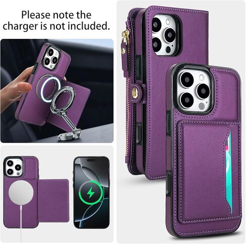 علبة الهاتف لـ iPhone 16 Pro Max 6.9 بوصة تغطية محفظة متوافقة مع RFID شاشة الشاشة Crossbody Lanyard STRAP FLIP حامل بطاقة SLOT SHIPPER I PHONE16 16PRO I16 PROMAX 16PROMAX in Saudi Arabia