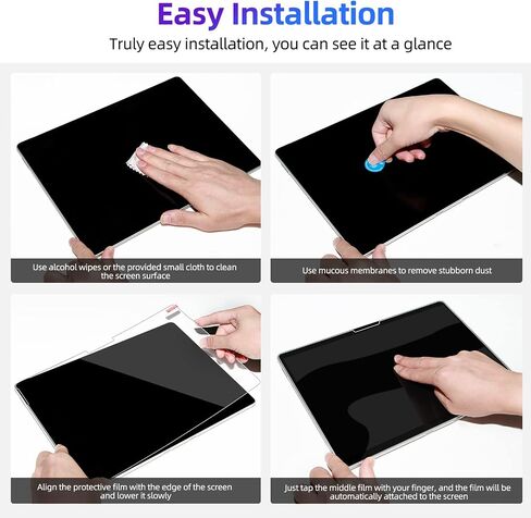 [2 Pack Screen Protector for Microsoft Surface Pro 11 2024/Surface Pro 10/Surface Pro 9/Surface Pro 8/Surface Pro X, (13 inch), 9H Tempered Glass/High Sensitivity/Support Surface Pen in Saudi Arabia