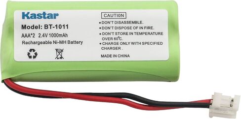 بطارية Kastar Cordless (4 حزمة) ، Ni-MH 2.4v 1000mAh ، بديل لـ BT-1011 BT-1018 BT-6010 BT-284342 BT-28433 BT-18433 BT-8000 BT-8001 BT-8300 CS6219 CS6219 in Saudi Arabia