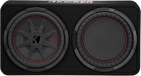 KICKER CompRT 12"(30cm) subwoofer in Thin Profile encl, 2ohm, RoHS Compliant (Renewed) in Kuwait