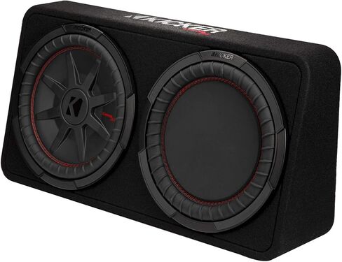 KICKER CompRT 12"(30cm) subwoofer in Thin Profile encl, 2ohm, RoHS Compliant (Renewed) in Kuwait