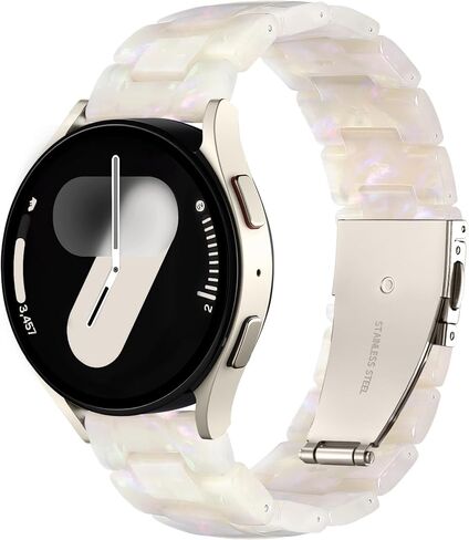 شريط راتنج Lerobo متوافق مع Samsung Galaxy Watch 7 6 5 4 44mm 44mm للنساء Gen Galaxy Watch 4 6 Classic 42mm 46mm 43mm 47mm Galaxy 5 Pro 45mm Active 2 40mm 42mm ، in Kuwait