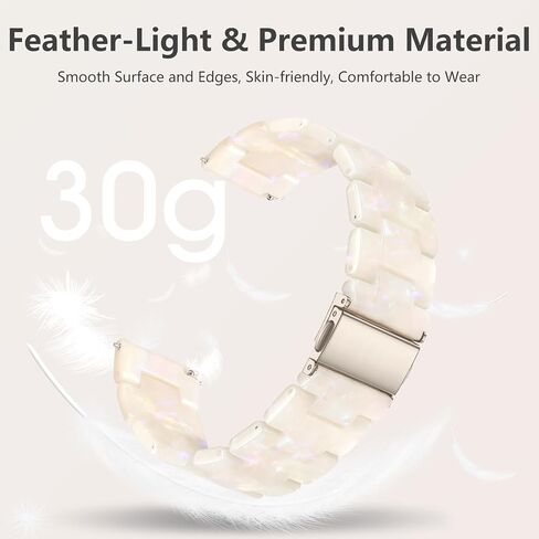 شريط راتنج Lerobo متوافق مع Samsung Galaxy Watch 7 6 5 4 44mm 44mm للنساء Gen Galaxy Watch 4 6 Classic 42mm 46mm 43mm 47mm Galaxy 5 Pro 45mm Active 2 40mm 42mm ، in Kuwait