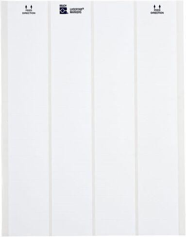 Brady LAT-40-799-5 0.5 "عرض × 0.750" ارتفاع ، B-799 قطعة قماش نايلون ، ملصق ليزر أبيض غير لامع (حزمة 5000) in Saudi Arabia