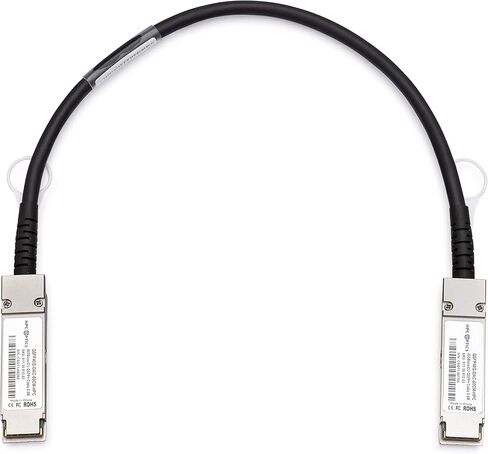 متوافق مع Arista CAB-Q-0.5M QSFP+ إلى QSFP+ Twinax Cable | 40g CR4 سلبي 50 سم 0.5m DAC CAB-Q-Q-0.5MM-HPC in Saudi Arabia