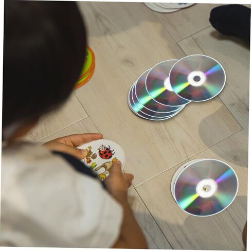 Housoutil فريد من نوع الأقراص المضغوطة ديكور المنزل 50pcs أقراص DIY يدويًا للزخارف الشخصية in Saudi Arabia
