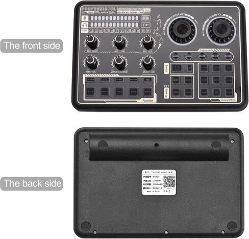 Audio Mixer, Multi Function Digital External Sound Card for Computer Smartphone Singing Recording in Saudi Arabia