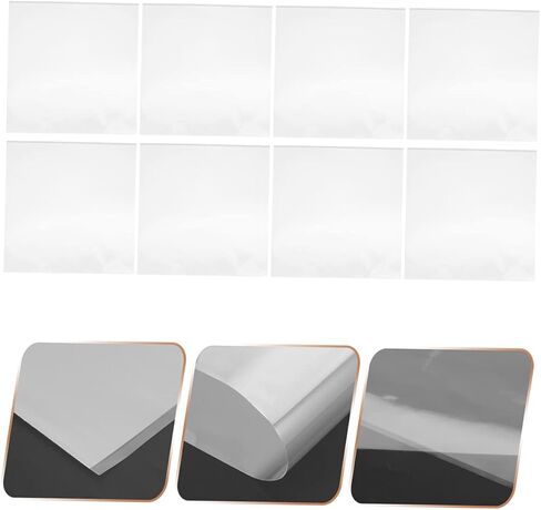 25pcs Vinyl Record Sleeve Covers Transparent Adhesive Protection for Outer Albums Dust Static for Storing and Displaying Your Collection in Kuwait