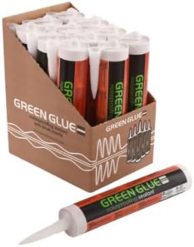 عبوة مانعة للتسرب عازلة للضوضاء من Green Glue مكونة من 6 أنابيب (28 أونصة لكل منها) - مع مناديل تنظيف in Kuwait