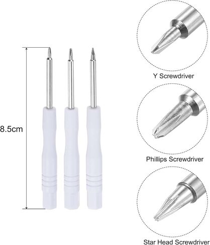 Generic 7 in 1 Electronics Repair Tool Kit with Micro Screwdriver, Plastic Pry Tools for Mobile, Computer, Watch, Eyeglasses in Saudi Arabia
