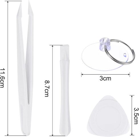 Generic 7 in 1 Electronics Repair Tool Kit with Micro Screwdriver, Plastic Pry Tools for Mobile, Computer, Watch, Eyeglasses in Saudi Arabia