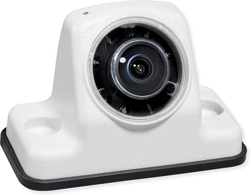 Voyager VCAHD150 Heavy-Duty Vehicle Rear AHD Color Camera, White; 1/3" CMOS Sensor; 6 IR LEDs; Built-in Microphone; Surface Mount Installation; IP69K Waterproof Rating; Mirror Image Orientation in Saudi Arabia