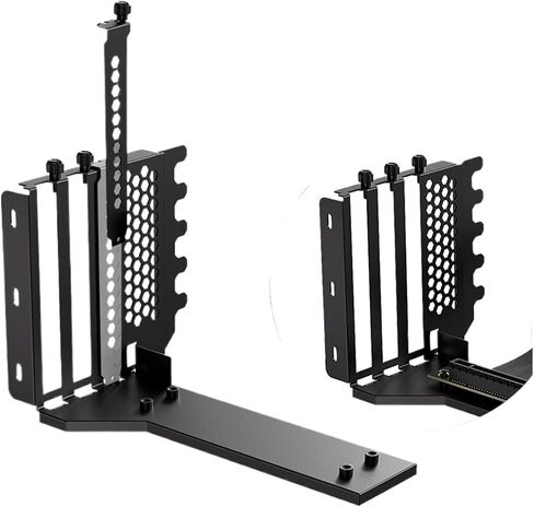 L-Z3 GPU قوس التثبيت العمودي مع PCIE 4.0 x16 طول كابل RISER 200MM CARTER CARDATE STERING STERING THERT (PCI-E 4.0 SET-BLACK) in Saudi Arabia