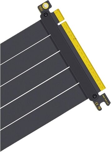 Graphics Card Holder Vertical Mounting Steering Bracket Kit 200mm PCI-E 4.0 Extension for Chassis(PCI-E4.0 Bracket Wh) in Saudi Arabia